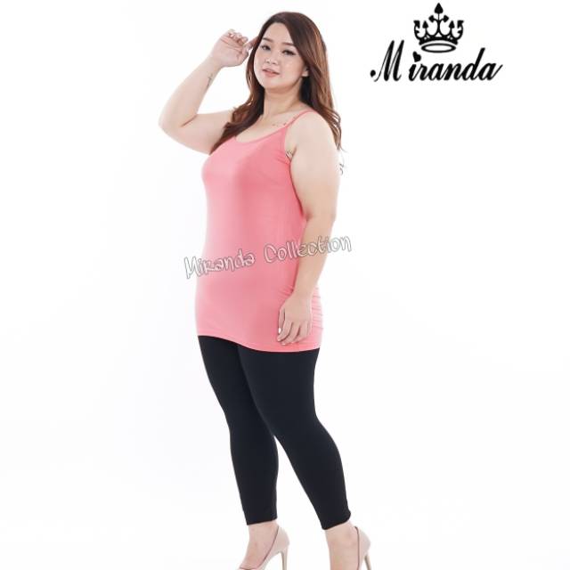 Tank Top Miranda JUMBO  / Tanktop Tali Kecil Big Size (XXL)  Bahan Rayon - 6169-5