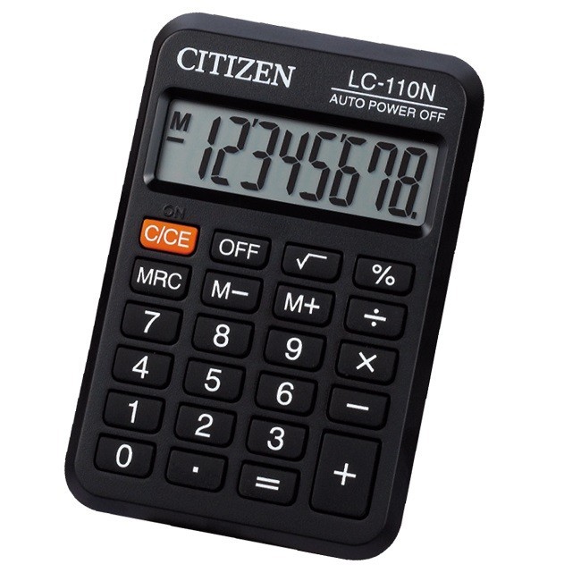 

Kalkulator Citizen Lc 110 N . Kalkulator 8 Digit