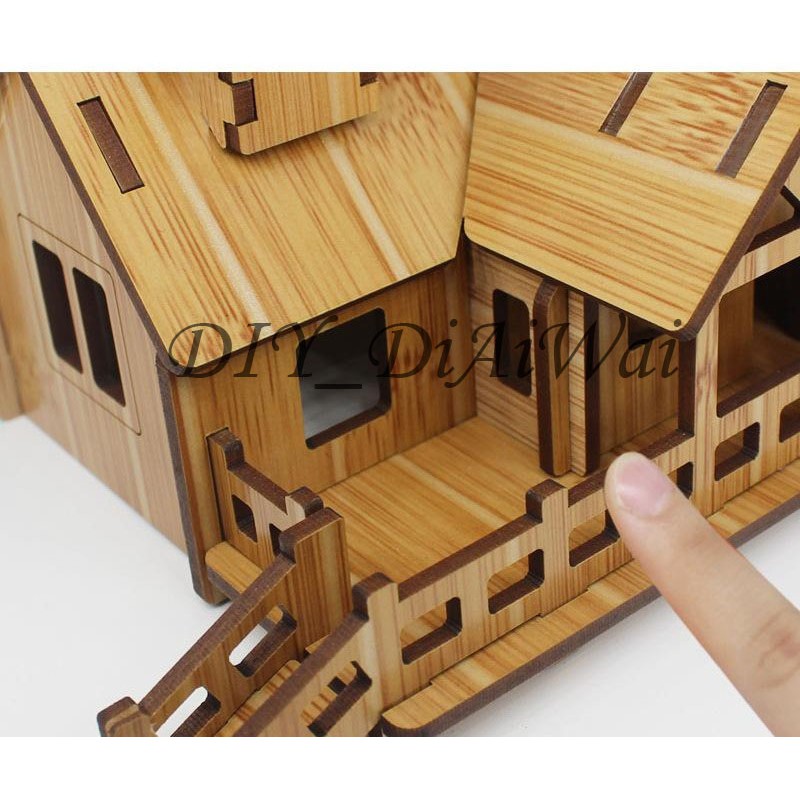 Puzzle 3D DIY Happy Coast mainan puzzle edukasi anak (kado &amp; pajangan)