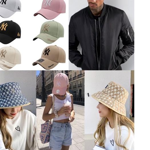 ♡ MLB Yankees Bucket Hat / Topi ➾