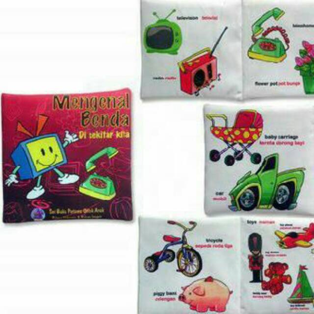 SALE Soft Book Baby Buku Bantal Seri Mengenal