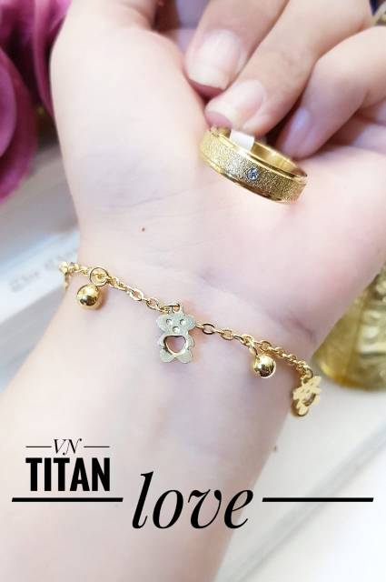 Titanium gelang dan cincin 2118i