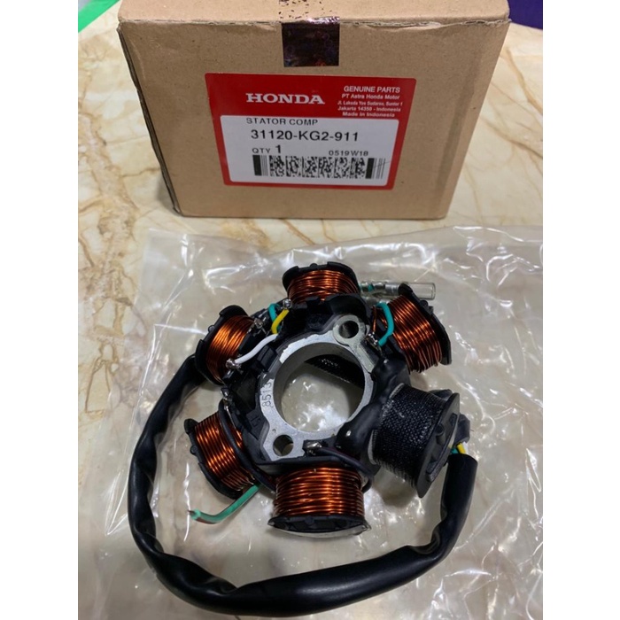 BAYAR DIRUMAH Spul Gl Pro Cdi Black Series Asli Ori Honda 31120-Kg2-911 DISKON