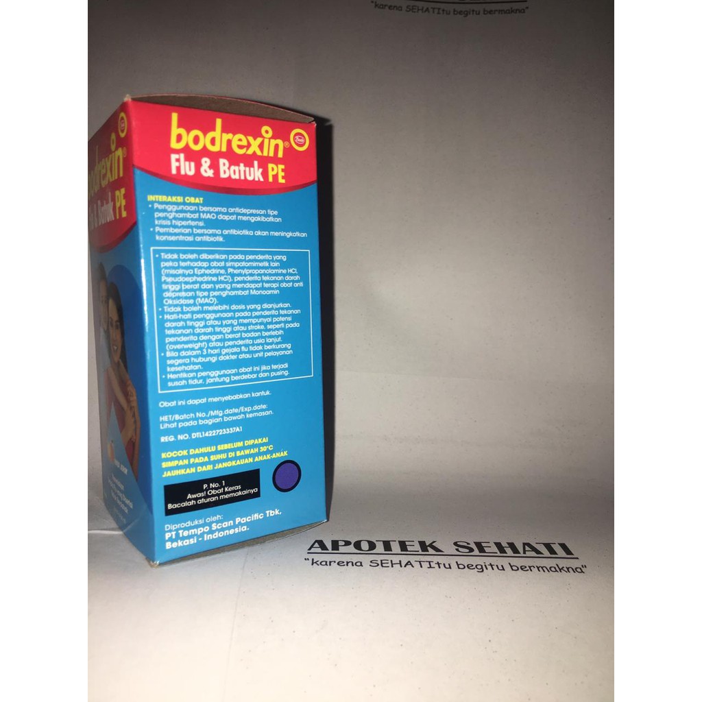 Bodrexin Flu Dan Batuk Berdahak PE Sirup 56ml