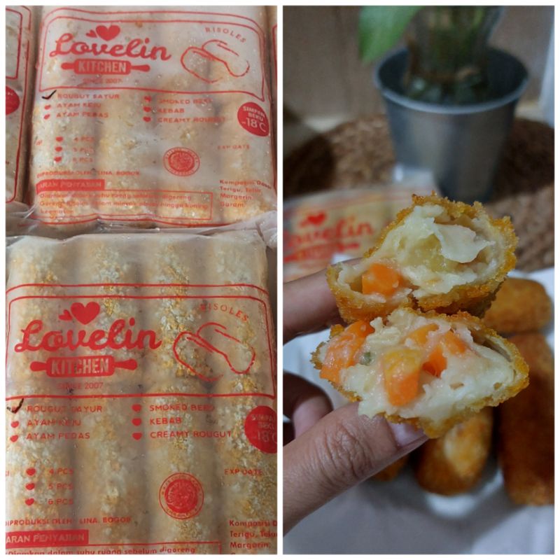 

LOVELIN Risoles Rougut Sayur (isi 8pcs)