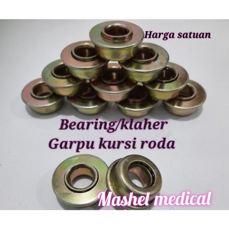 Bearing/klaher garpu kursi roda original sperpat kursi roda