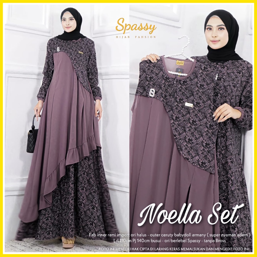 PASTI ORI - NOELLA SET ORI SPASSY - GAMIS SPASSY TERBARU