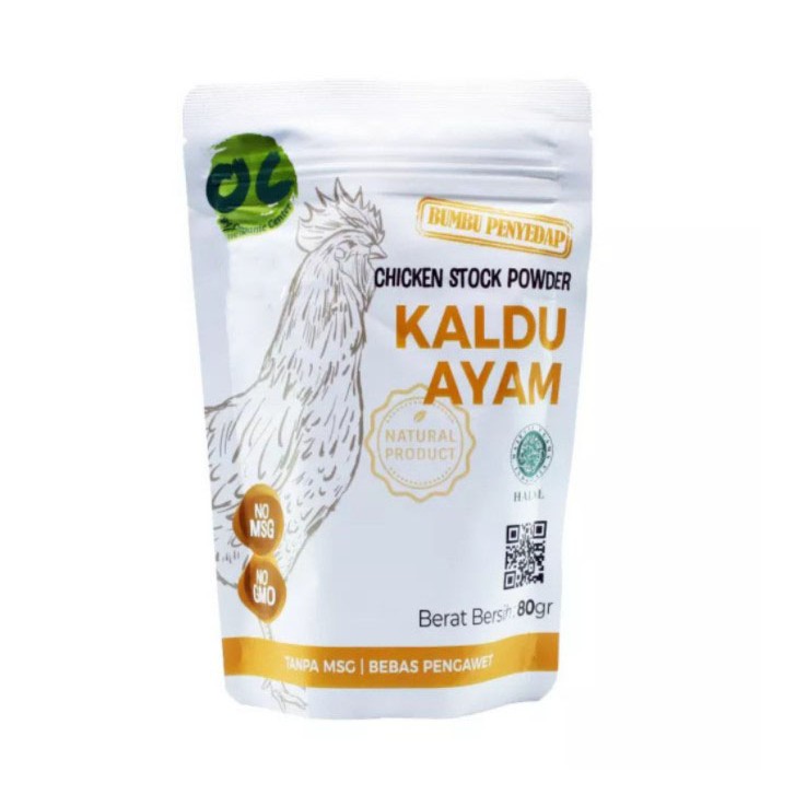 Organic Center Kaldu Ayam Non MSG 80Gr - Chicken Stock by Titi Kamal