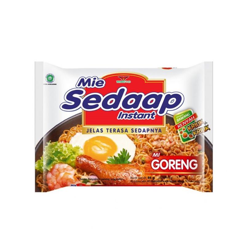 

PAKET HEMAT SEDAP MIE GORENG INSTAN 90gr(isi 5)