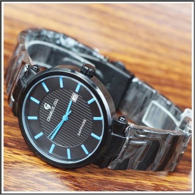 Jam tangan pria Charlie Jill Mb biru Original