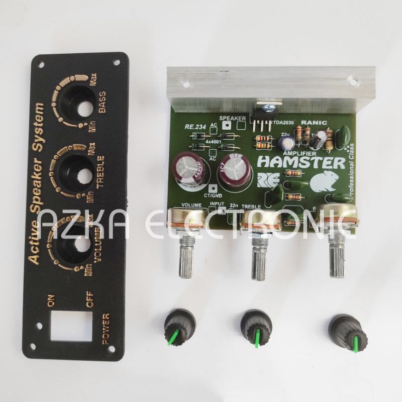 Kit Power Amplifier Mini TDA 2030 Mono Hamster