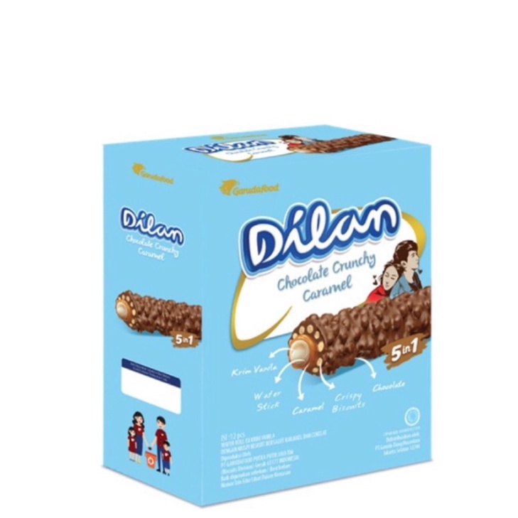 

Dilan Wafer Crunchy Choco Caramel 12 x 24 gr