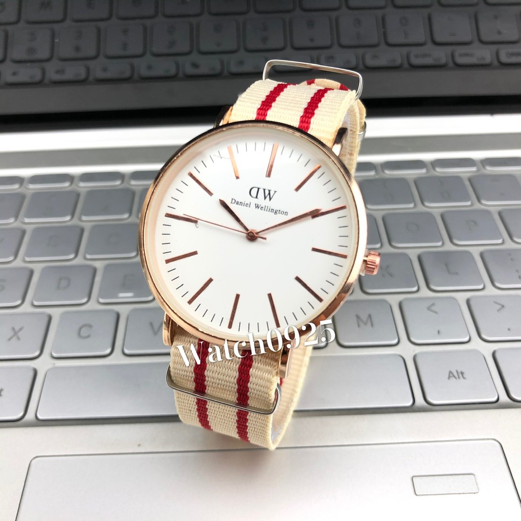 JAM TANGAN PRIA WANITA KANVAS STRAP KOREA IMPORT UNISEX JAM TANGAN W122 W113