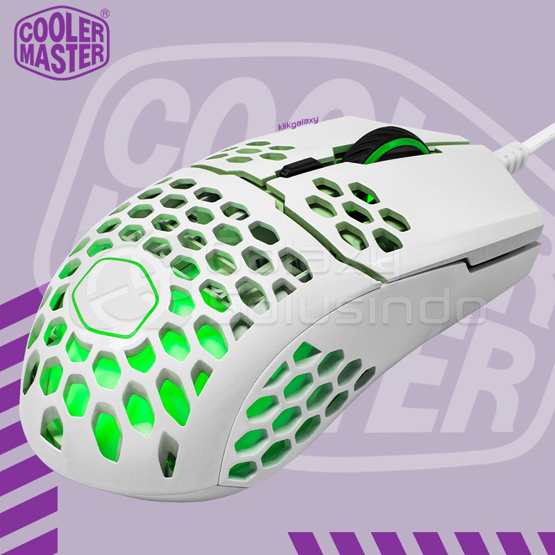 Cooler Master MasterMouse MM711 Gaming Mouse - Glossy White