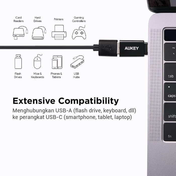 Aukey Adapter USB 3.0 to USB C (2pcs) - SKU : 500173