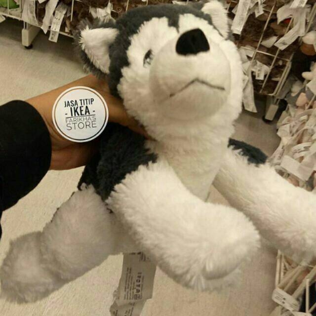 LIVLIG Boneka Anjing Siberian Husky IKEA