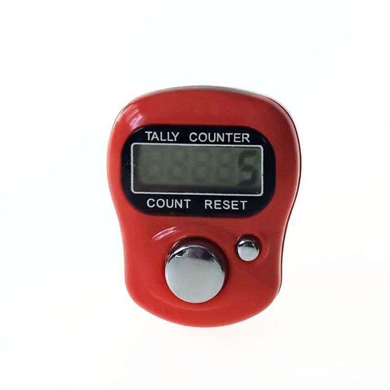 Tasbih Digital Mini Tally Counter Alat Hitung Tasbeh Digital / Finger