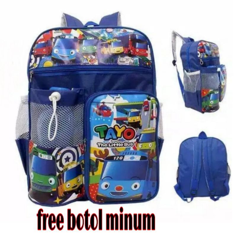 TAS RANSEL ANAK SD&amp;TK LAKI-LAKI BERHADIAH BOTOL