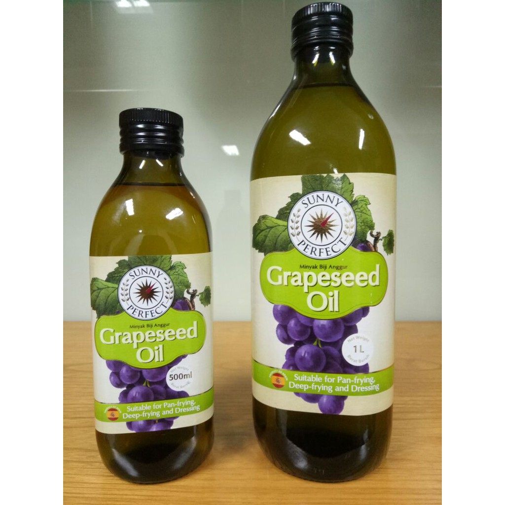 Sunny Perfect Grapeseed Oil 1L - Minyak Goreng Biji Anggur