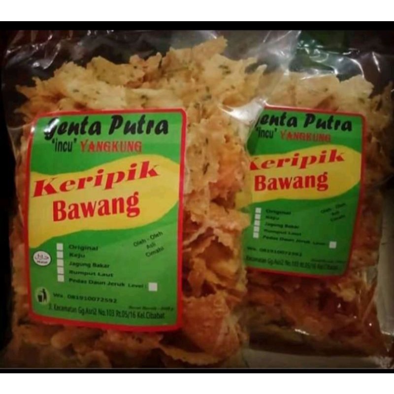 

keripik bawang pedas daun jeruk 500g