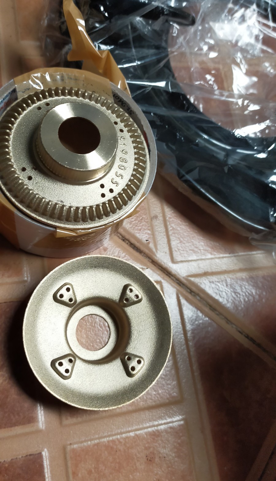 Burner Kuningan Kompor Gas Rinnai Ri 522 511 602 Original Diameter 7 Cm