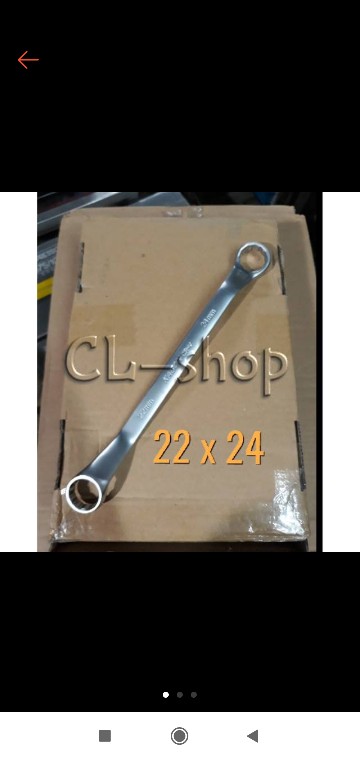 Kunci Ring 22x24 Alat Bengkel Teknik Treker Cvt Kunci Ring 22 X 24 Pas 22mm 24mm