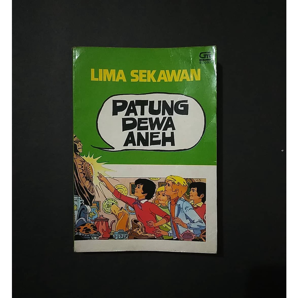 Buku Novel Enid Blyton  Serial Lima Sekawan No. 5 Patung Dewa Aneh