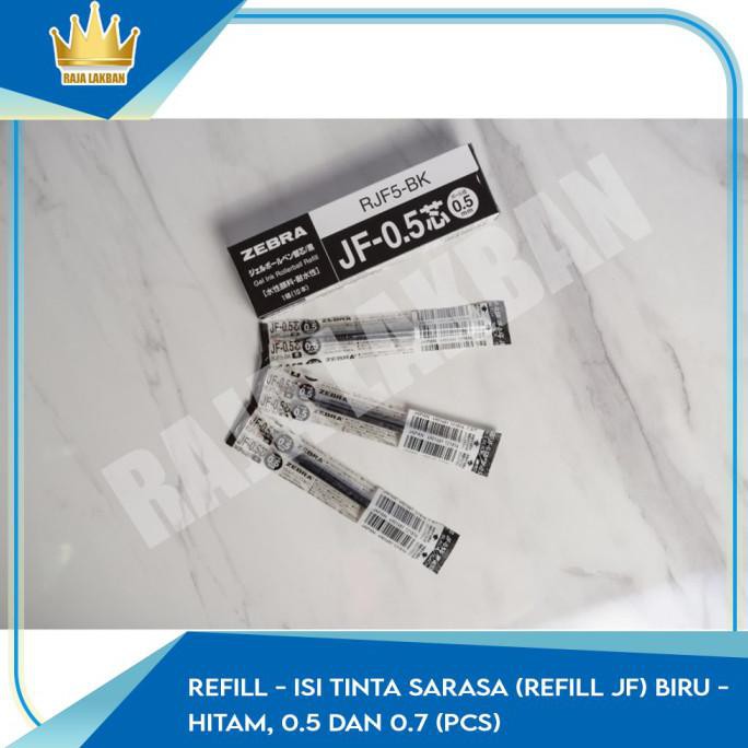 

Big Sale Refill / isi tinta Sarasa (refill JF) biru / hitam, 0.5 dan 0.7 (PCS) - 0.5 blue Big Sale