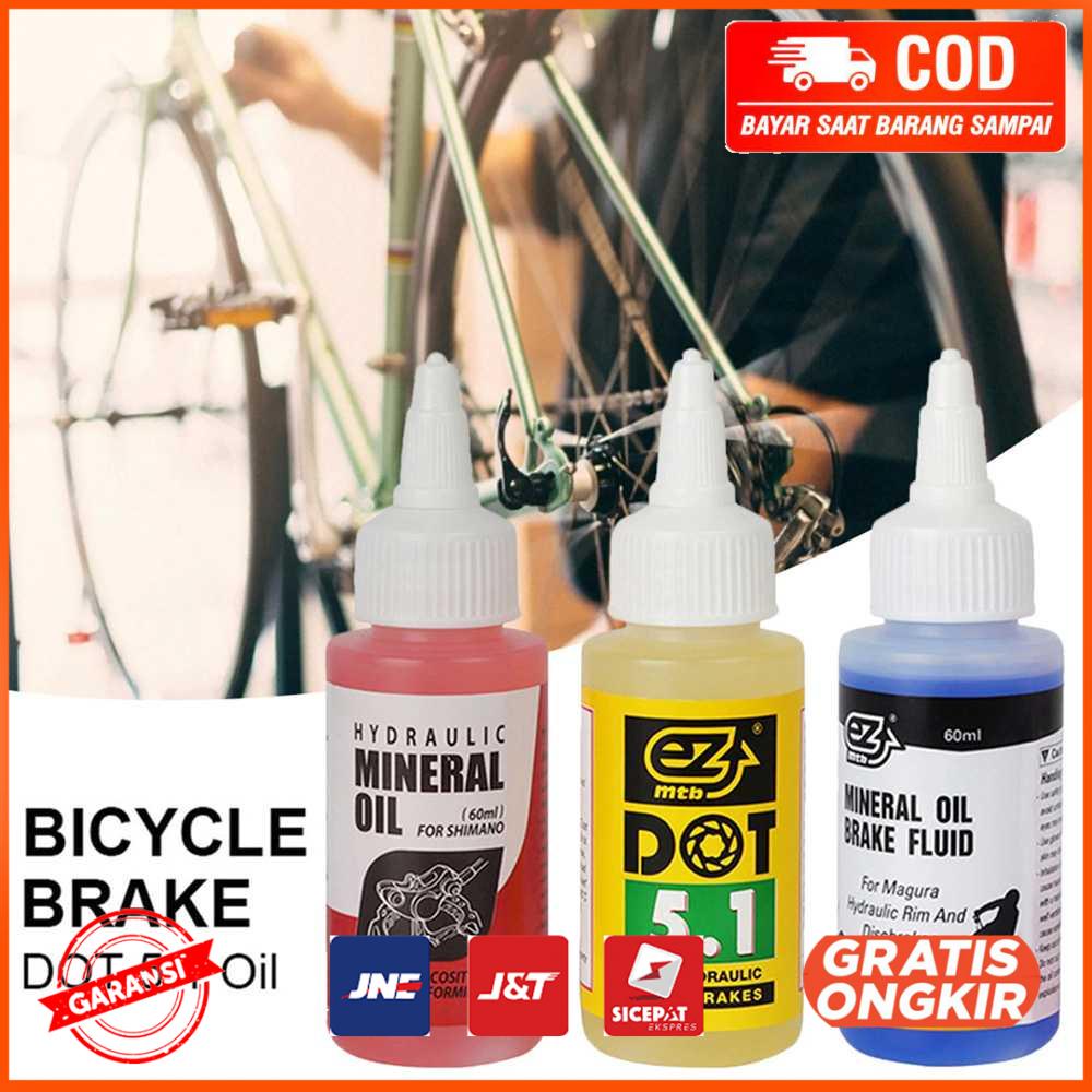 Oli Rem Sepeda Bike Hydraulic Mineral Oil 60ml for Shimano DT01