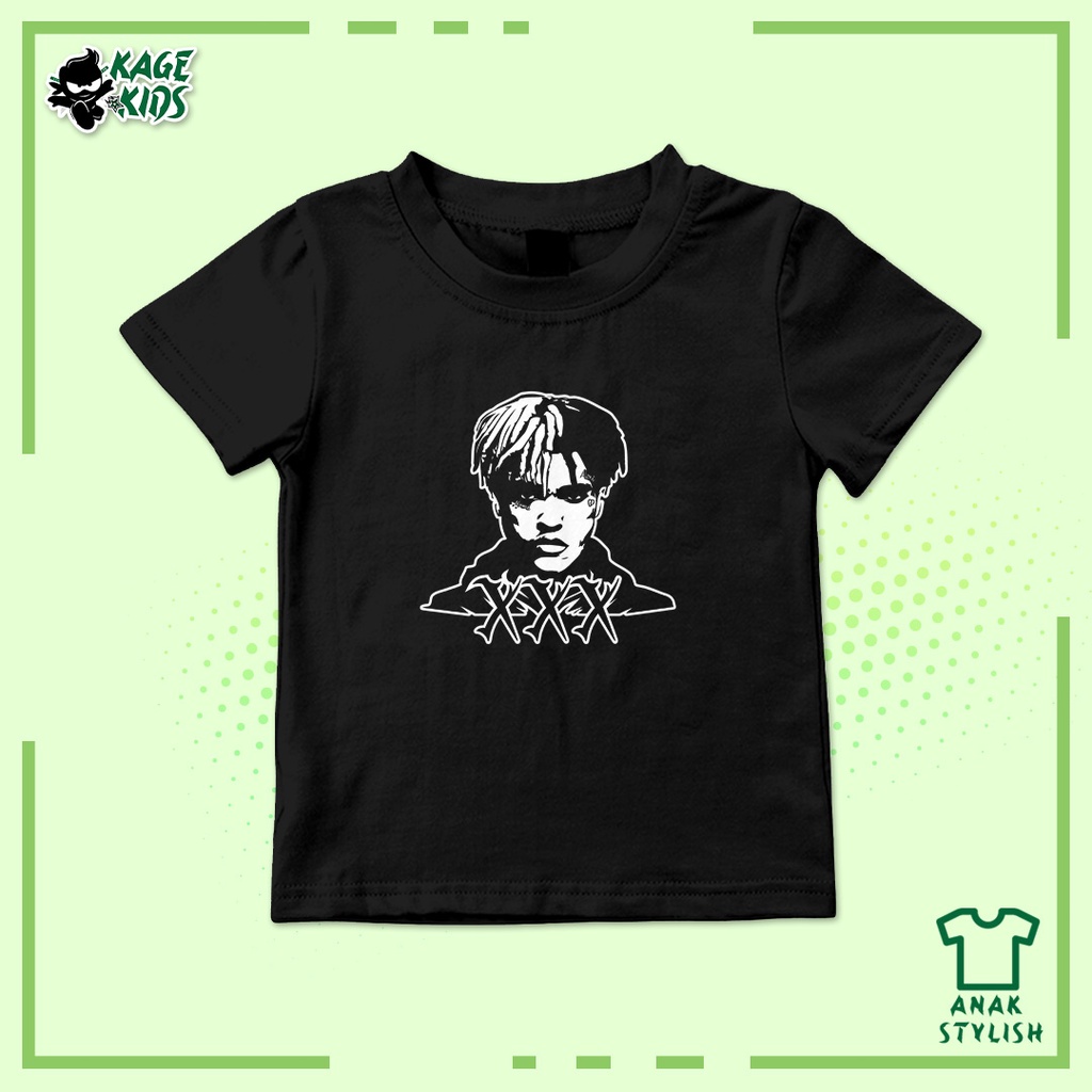 Kaos Distro Anak XXXTENTACION Laki Laki dan Perempuan / Umur 1-10 Tahun / Custom Request / Terlaris 