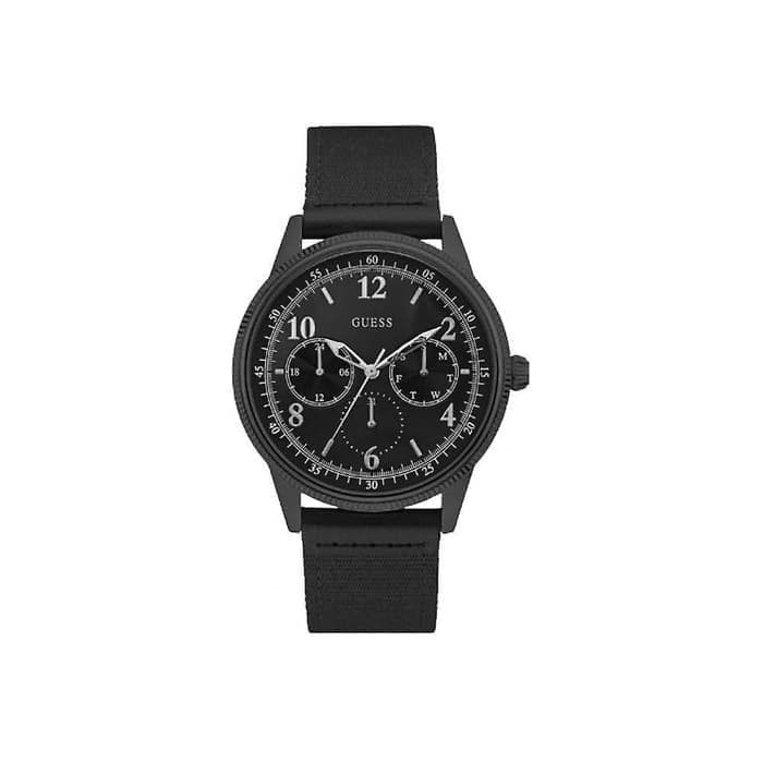 GUESS W0863G3 Aviator - Jam Tangan Pria - Hitam