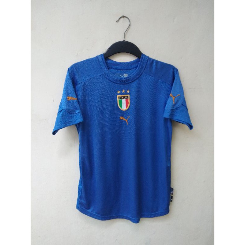 Jersey Baju Bola Italy Italia Home Euro 2004 Original Puma