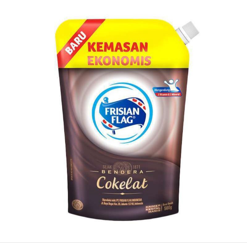 

frisian flag susu kental manis rasa coklat 545ml