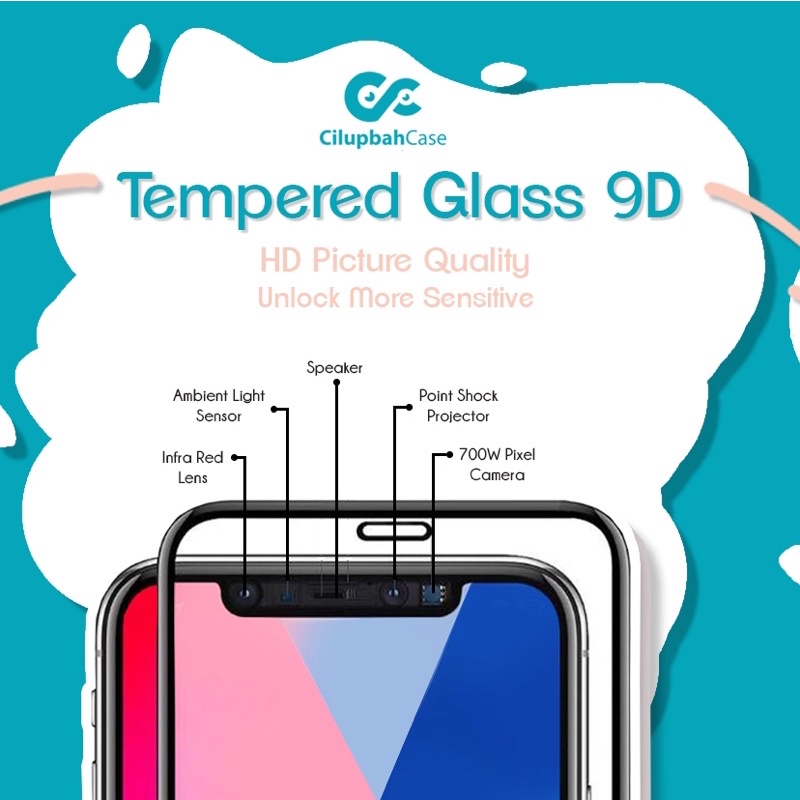 9D Tempered Glass Full Screen iPhone 6 6+ 6s 6s+ / iPhone 7 7+ 8 8+ / iPhone X XR XS Max / iPhone 12 Mini 12 Pro Max / iPhone 13 Mini 13 Pro Max/ iPhone 14 Plus Pro Max