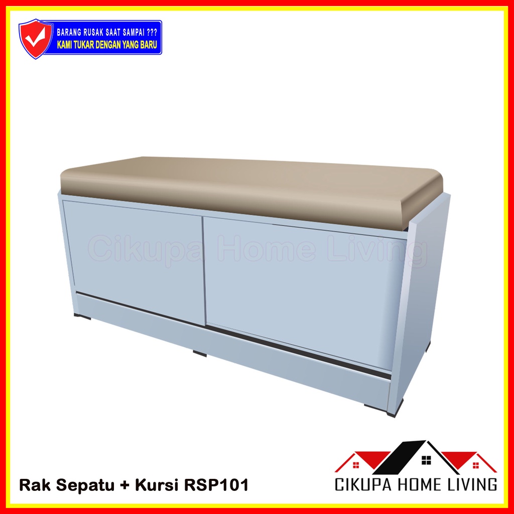 RAK SERBAGUNA RAK SEPATU KURSI HPL RSP01 HPL GLOSSY