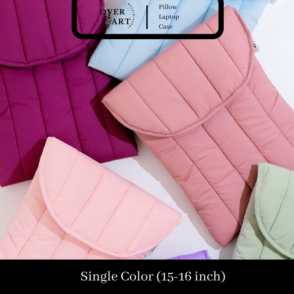 [15”-16”] Pillow Laptop Sleeve - All Colors ( Tas laptop 15 - 16 inch )