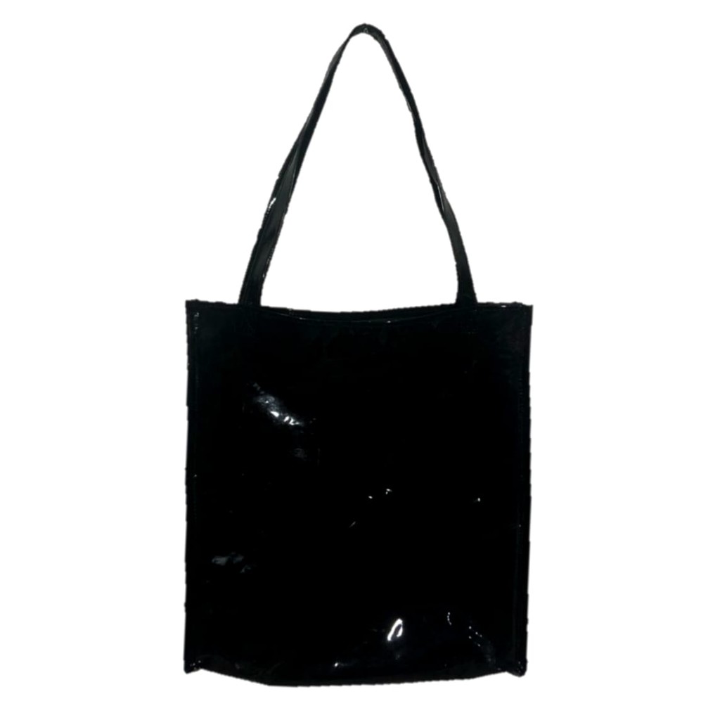 Totebag Transparan Hitam Lebar I Totebag Mika I Totebag KPOP