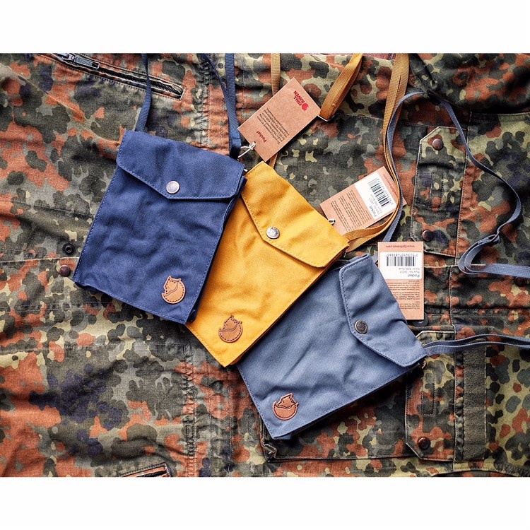 Fjallraven pocket shoulder bag (G-1000 fabric) / fjallraven kanken