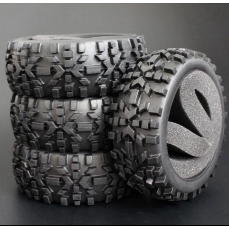 BAN BUGGY 1/8 SOFT RUBBER TIPE HEX 17MM ( 2pcs)