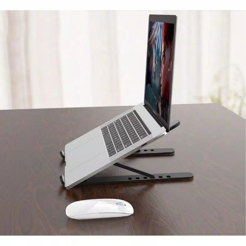 Laptop holder portable foldable alat penyangga laptop Indonesia