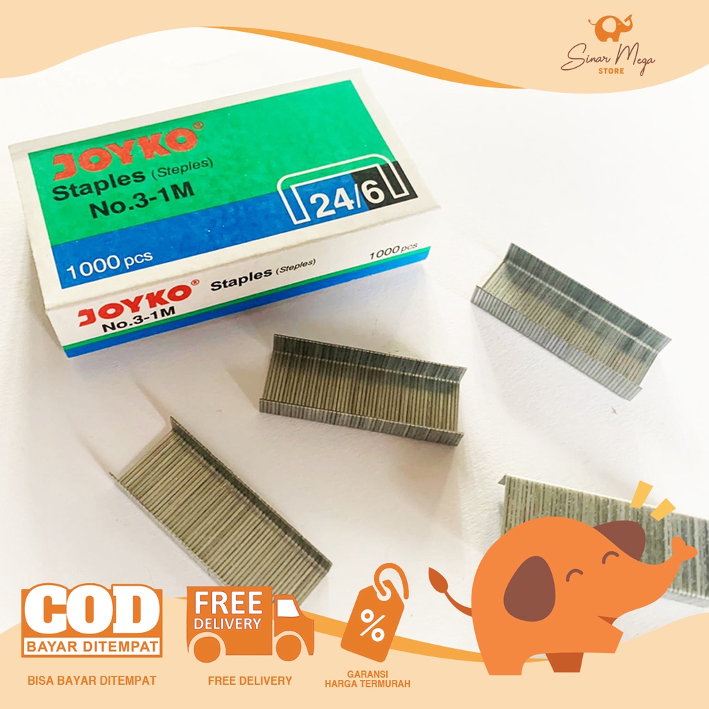 

Joyko Isi Staples No.3-1m (24/6) Murah Berkualitas