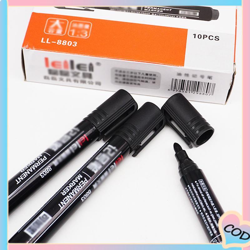 COD❤️Permanent Marker Spidol Permanen Round Tip Joyko Refillable-A.one