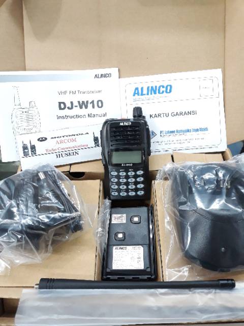 HT ALINCO DJ W10 ORIGINAL HT ALINCO SINGLEBAND VHF 136-174MHz