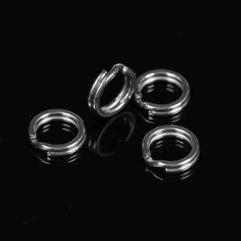 Cincin Konektor Umpan Pancing ikan Split Ring 200PCS LSH01r