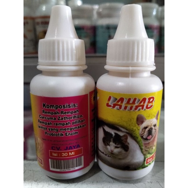 LAHAB 30 ml - Menambah Nafsu Makan Pada Kucing &amp; Anjing