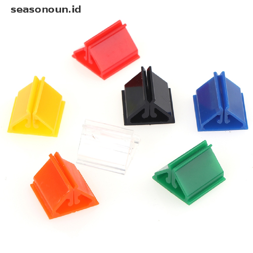 (seasonoun) 50pcs Stand Holder Kartu Permainan Board Game Bahan Plastik