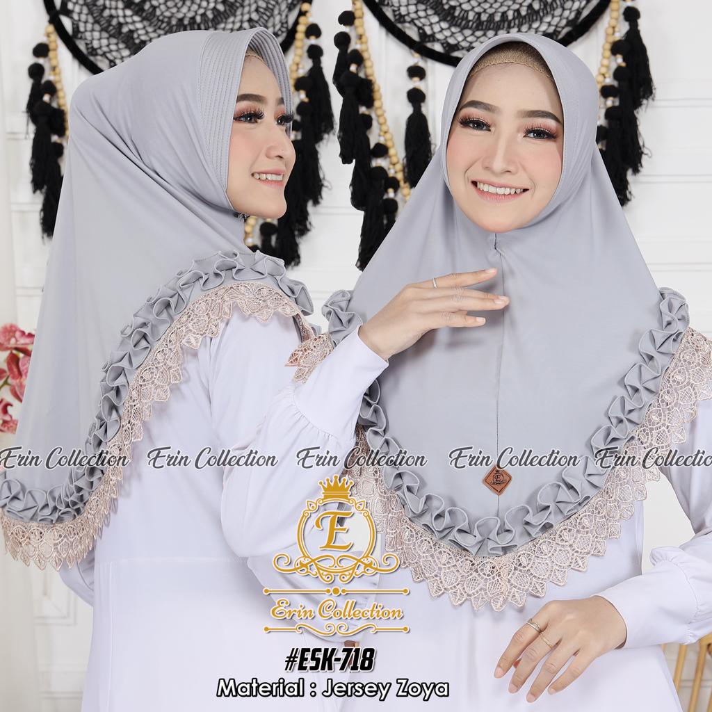 JILBAB INSTAN RENDA GOTIK /HIJAB INSTAN RENDA 718 /BERGO INSTAN RENDA