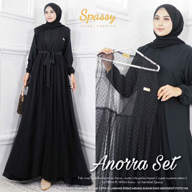 Gamis Muslimah Pakaian Wanita Pakaian Wanita Muslimah Pakaian Kekinian Dress Spassy