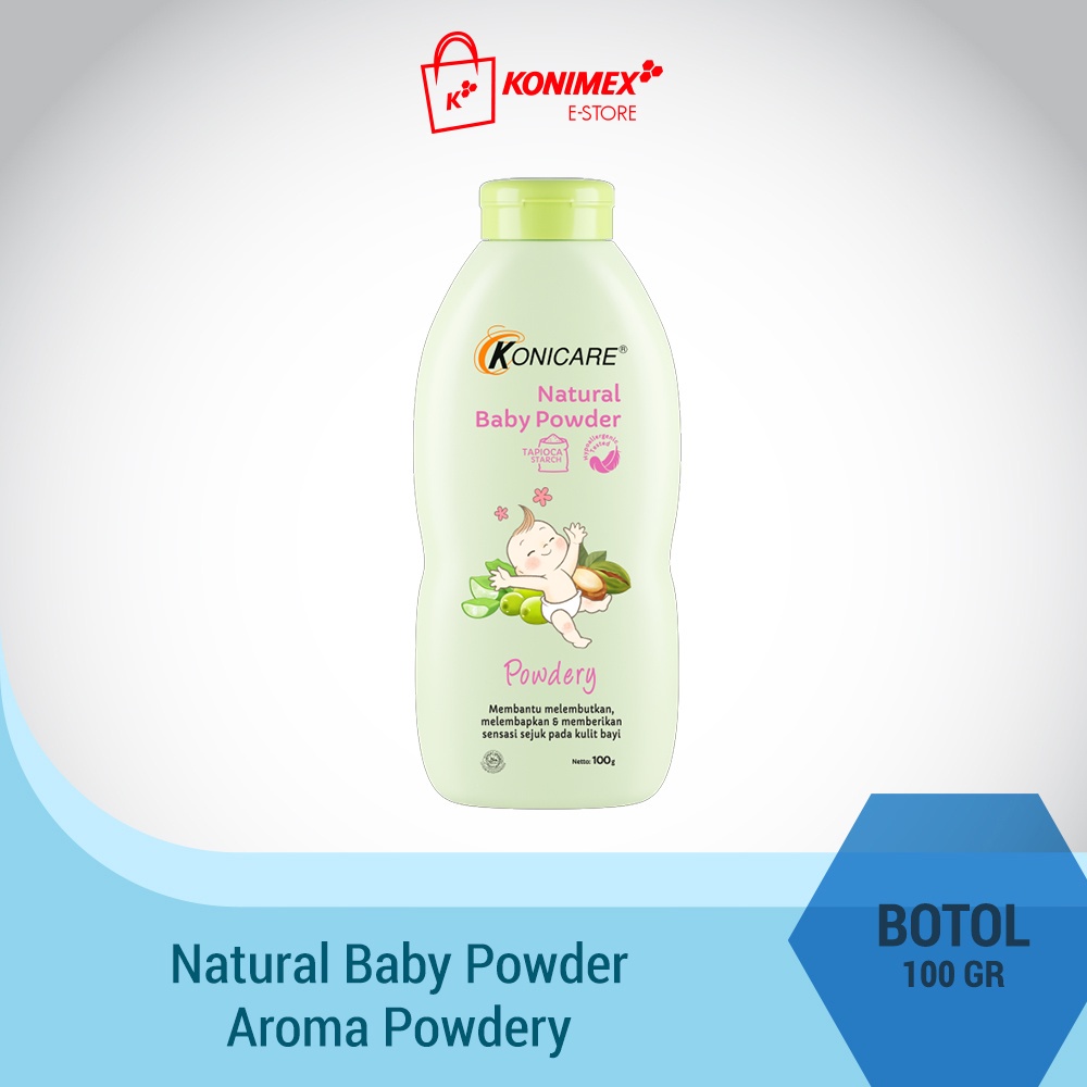 Bedak Bayi  Konicare Powdery Fresh Natural Baby Powder