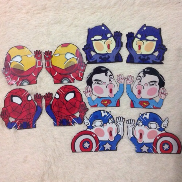 

STIKER SUPERHERO BERTABRAKAN DIKACA